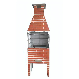 CHURRASQUEIRA PREMOLDADA C/GRELHA INOX 65CM